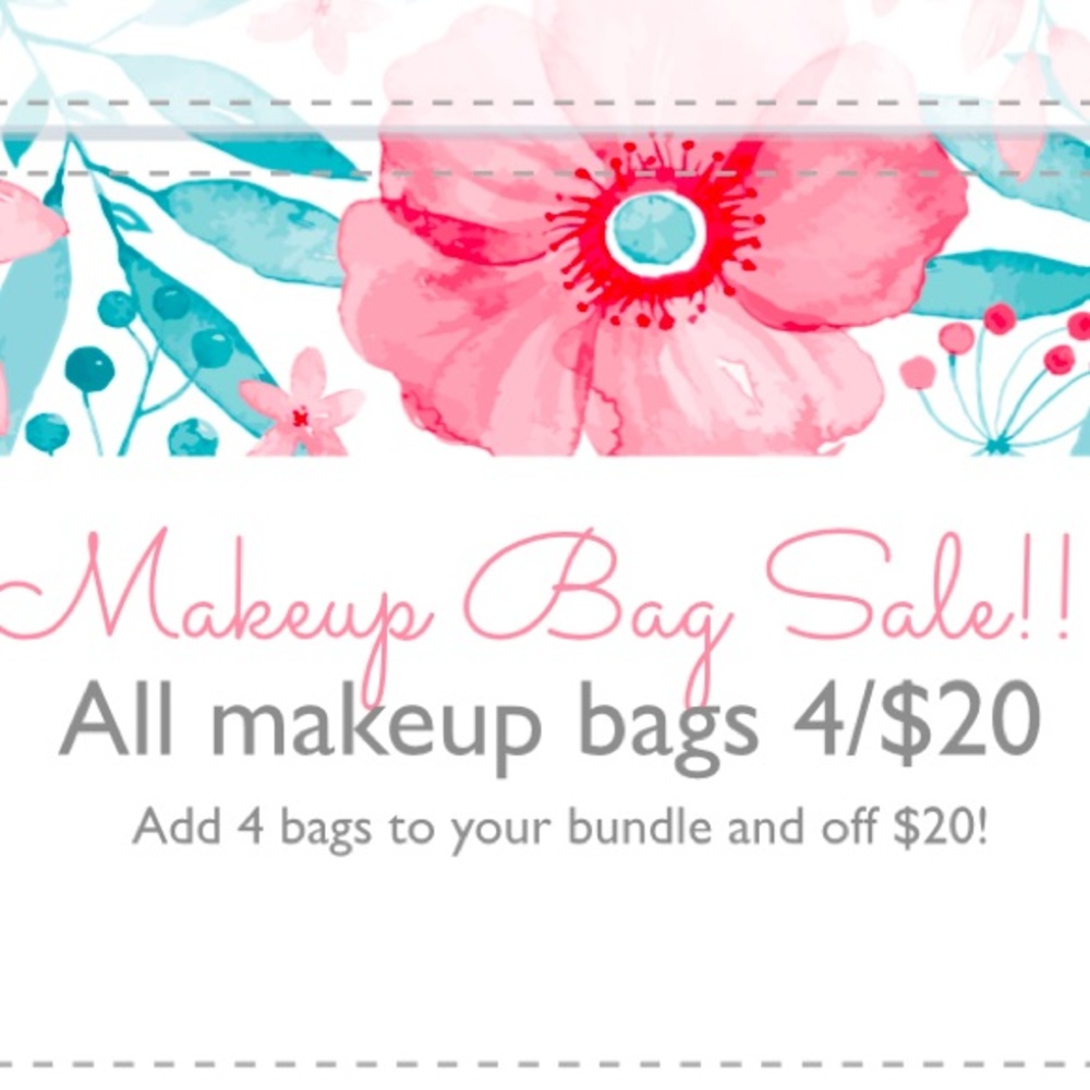 Bags sale 4/$20!